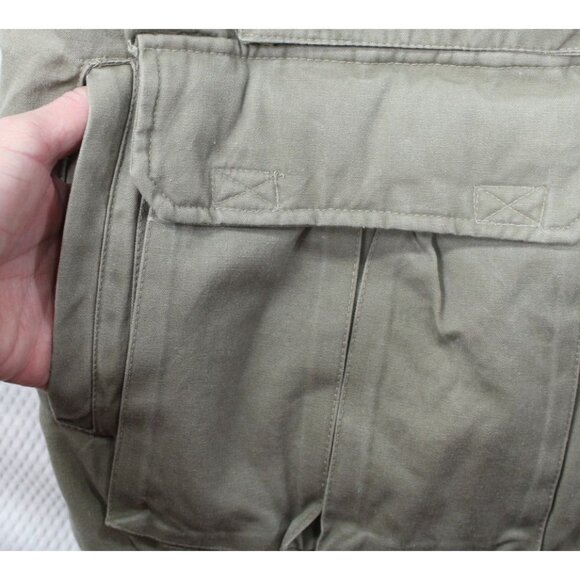 Saugatuck Mens Khaki Utility Vest XL Cotton & Polyester Blend Multiple Pockets M - Picture 12 of 13